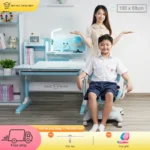 Bộ bàn ghế học sinh thông minh DA-10003V1 + DA-1002V1 nâng hạ chiều cao