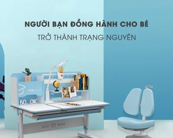 Bộ bàn ghế học sinh thông minh DA-12008V1 + DA-816V1 chống gù