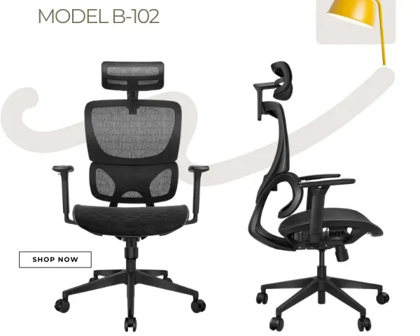 Ghế công thái học B-102 xoay văn phòng chống gù