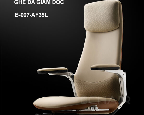 Ghế công thái học BC-007F da bò Nappa lãnh đạo cao cấp